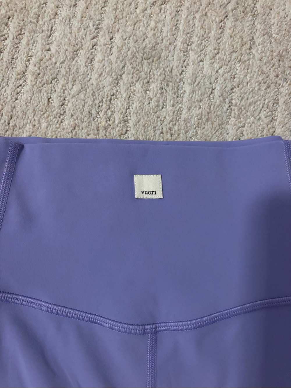 New without tags Vuori XS Lavender High-Rise Performance Bike Shorts - Picture 4 of 7